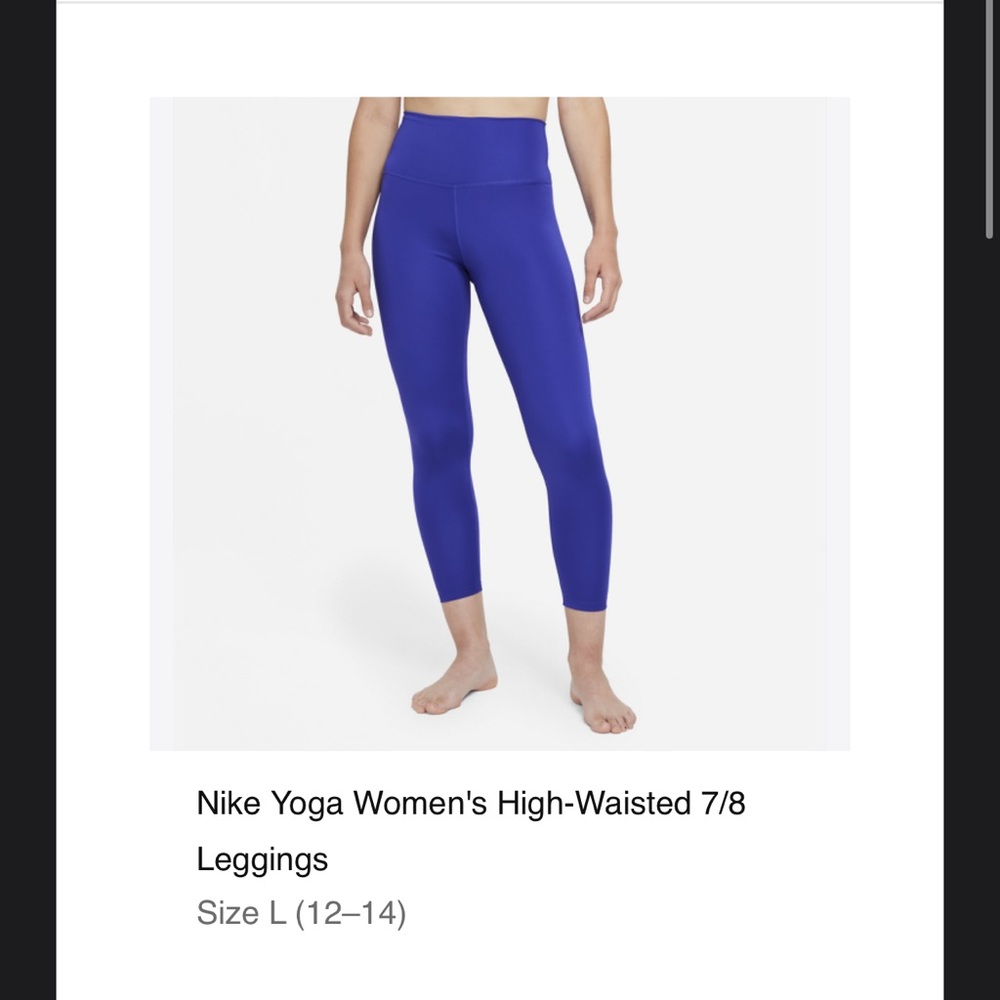 Nike yoga legging brand new